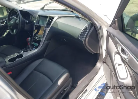 2016 Infiniti Q50 3.0T Premium from USA, damaged, VIN JN1EV7ARXGM342476